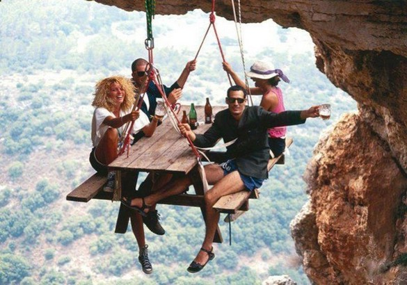    Extreme picnicking. 